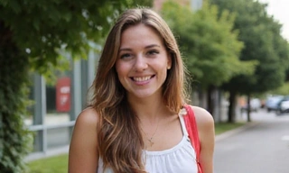 Paziente sorridente che mostra i progressi dopo una consulenza